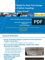 Real-Time Design Evaluations of Spline Couplings