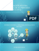 Instalación Segura Sistema de Iluminaria Aula Múltiple