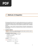 Methods of Integration: Substitution Method