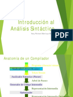 Introducción al análisis sintáctico y anatomía de un compilador