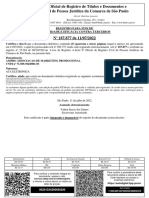 6º Oficial de Registro de Títulos e Documentos e Civil de Pessoa Jurídica Da Comarca de São Paulo