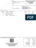 Domicilio Fiscal: AV. BRASIL NRO. 727 DPTO 602 - JESUS MARIA: 20605523723 F003-4124 #Ruc