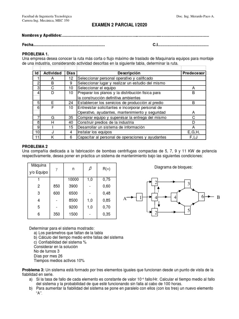 Examen 2do parcial i 2020 p2 considerarr pdf ingenier a de