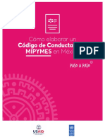 Cómo Elaborar Un: Código de Conducta para MIPYMES en México