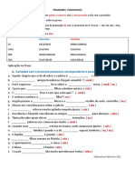 Pronomes Possessivos Aquele Chapéu Explicações