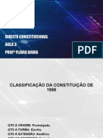 Direito Constitucional Aula 3 Prof Flavia Bahia