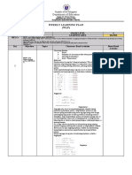 Weekly Learning Plan (WLP) : Department of Education