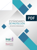 ESTÁNDARES  DE PROTECCIÓN DE DATOS PERSONALES
