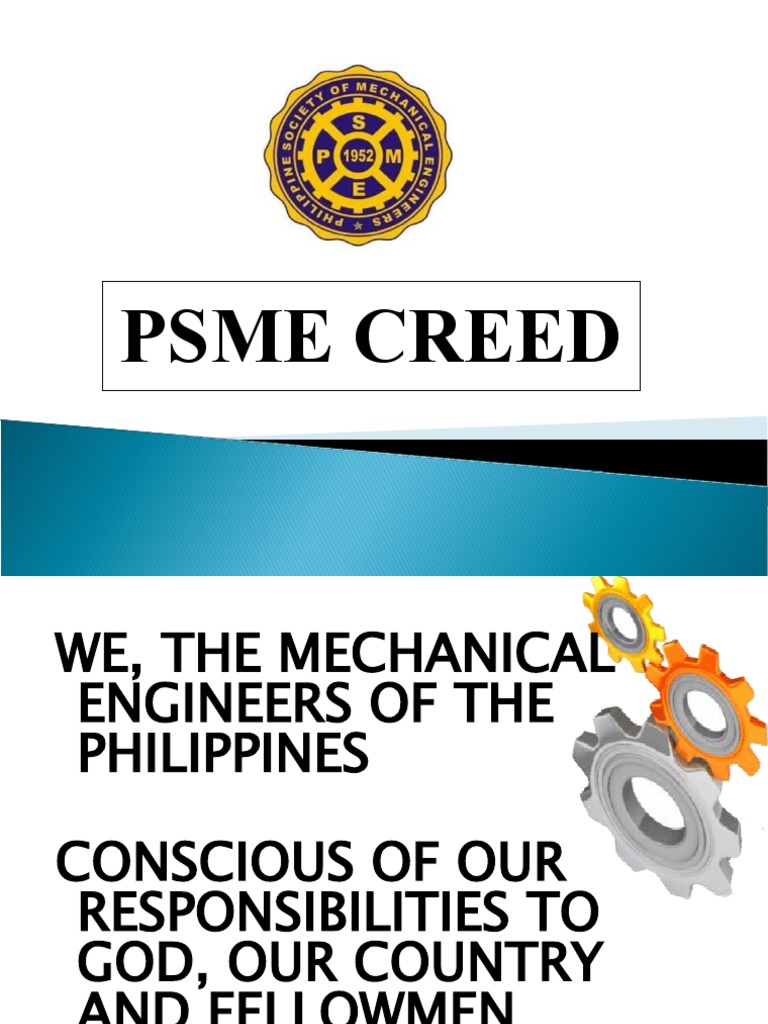 Psme Creed | PDF | Finance & Money Management