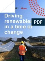 CDP RE100 Report 2023