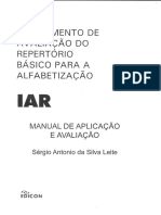 Manual - Alfabetização