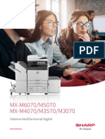 MX-M6070/M5070 MX-M4070/M3570/M3070: Sistema Multifuncional Digital