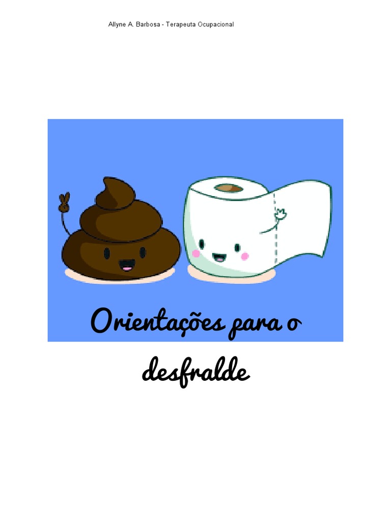 Orientações para o Desfralde Infantil | PDF | Terapia ocupacional ...