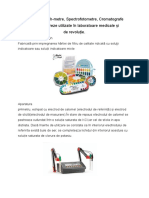 Exemple de Ph-Metre, Spectrofotometre, Cromatografe