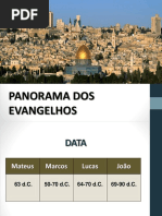 AULA 04 Panorama Dos Evangelhos e Genealaogia de Jesus