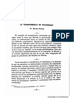 La Transferencia en Psicodrama - Revista de Psiquiatría Del Uruguay 1972 - Pag 166-173