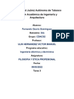 Evidencia de Aprendizaje 3 - Filosofia y Etica Profesioal - U1