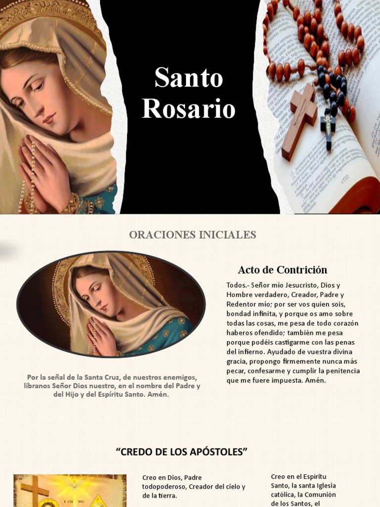 Misterios Gozosos - Plantilla | Descargar gratis PDF | María, madre de ...