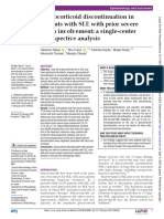 Glucocorticoid Discontinuation in Patients With SLE With Prior Severe Organ Involvement: A Single-Center Retrospective Analysis