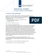 Hoe Kunt U Nederlander Worden?: de Procedure Op Aruba, Curaçao en Sint Maarten 1. Waarom Deze Publicatie?