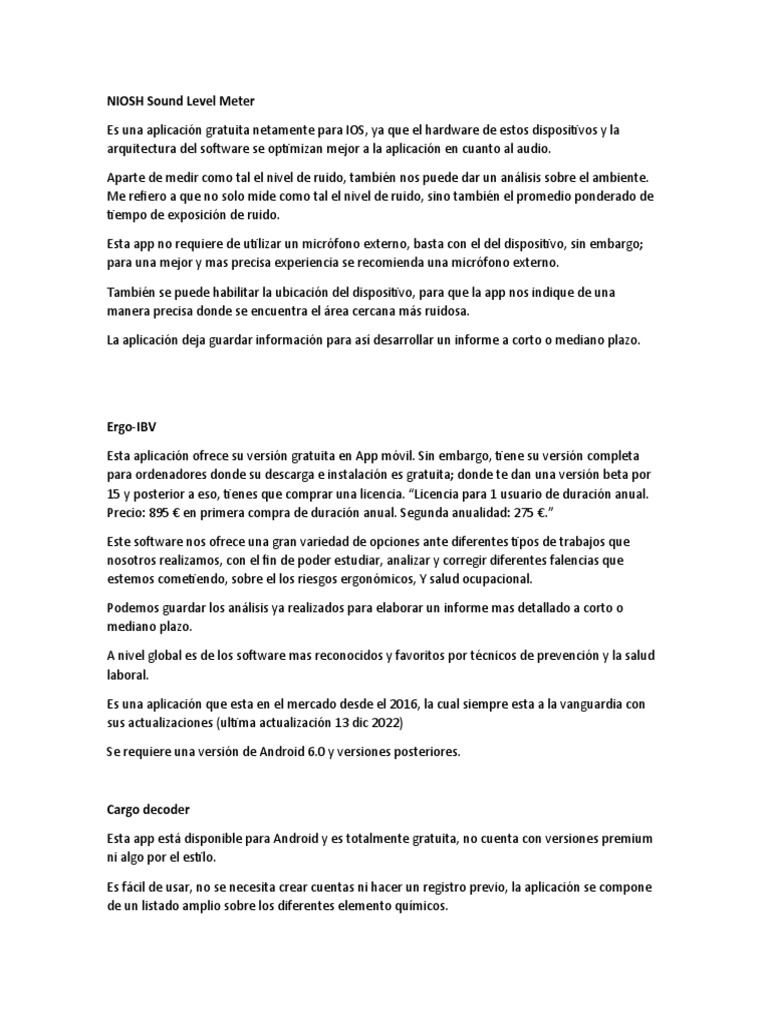 National Institute for Occupational Safety and Health intelligence overview