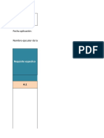 Fecha Aplicación: Nombre Ejecutor de La Verificación