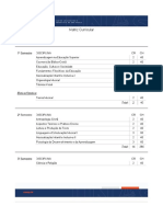 Matriz Curricular do Curso de Licenciatura em Música