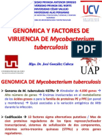 GENOMA Y FACTORES DE VIRULENCIA DE M.T. - GONZALEZ CABEZA