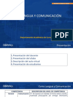 Lengua y Comunicacion - Sem-01 - 2023-1