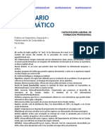 Glosario Informático: Práctico en Diagnóstico, Reparación y Mantenimiento de Computadoras Personales