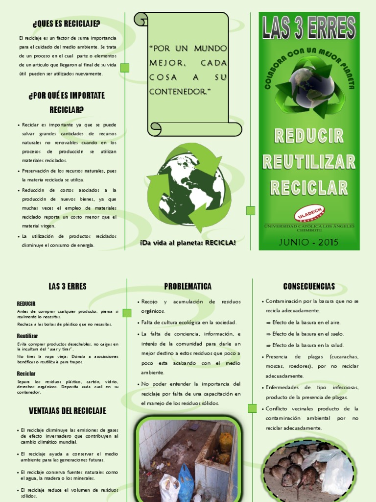 Importancia y Beneficios del Reciclaje | PDF | Reciclaje | Residuos