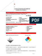 Msds Acido Sulfurico - Rev