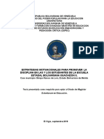 Estrategias Motivacionales para Promover La Disciplina en Las Y Los Estudiantes de La Escuela Estadal Bolivariana Guachizon Ii