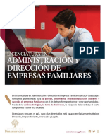 Administracion y Direccion de Empresas Familiares