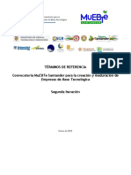 TDR MuEBTe Segunda Iteración