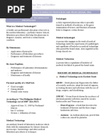First Year BSMT Curriculum Overview PDF Science Science 