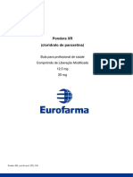 Pondera XR (Cloridrato de Paroxetina) : Bula para Profissional de Saúde Comprimido de Liberação Modificada 12,5 MG 25 MG