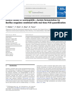 Kinetic Model of Thermophilic - Lactate Fermentation by Bacillus Coagulans Combined With Real-Time PCR Quantification