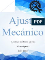Ajuste Mecánico: Aramayo Luis Bruno Agustin Mamani Pedro 2021-2022