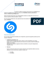 Actividad Shazam