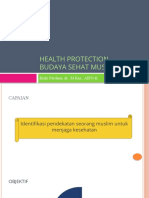 Health Protection Budaya Sehat Muslim: Rizki Perdana, DR., M.Kes., AIFO-K