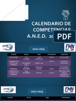 Calendario de Competencias Aned 2023