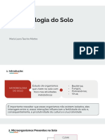 Microbiologia Do Solo: Maria Laura Taurino Mattos