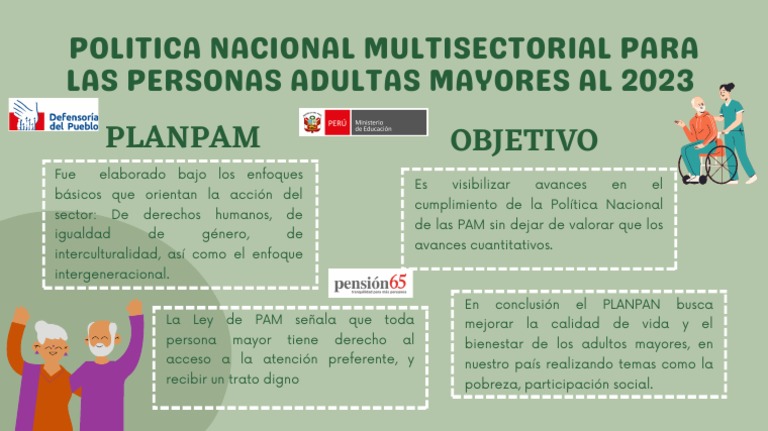 Avances del Plan PAM para Adultos Mayores | PDF