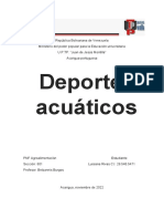 Deportes Acuáticos