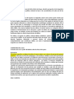 Cómo Sería Tratado Este Caso Del Tráfico Ilícito de Drogas Casos