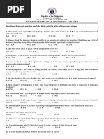 2nd Quarter Summative Test No.2