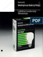 Philips Retail Merchandising Soft White Lamps Bulletin 1985