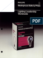 Philips Retail Merchandising Sparkling Clear Lamps Bulletin 1985