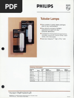 Philips Retail Merchandising Tubular Lamps Bulletin 1986